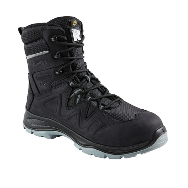 RUNNEX Winter-ESD-Sicherheitsschnürstiefel S3S SpecialStar schwarz/grau