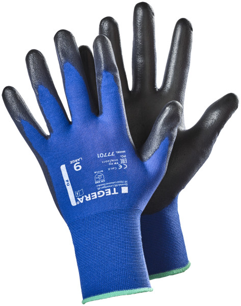 TEGERA Montagehandschuh Blau/Schwarz