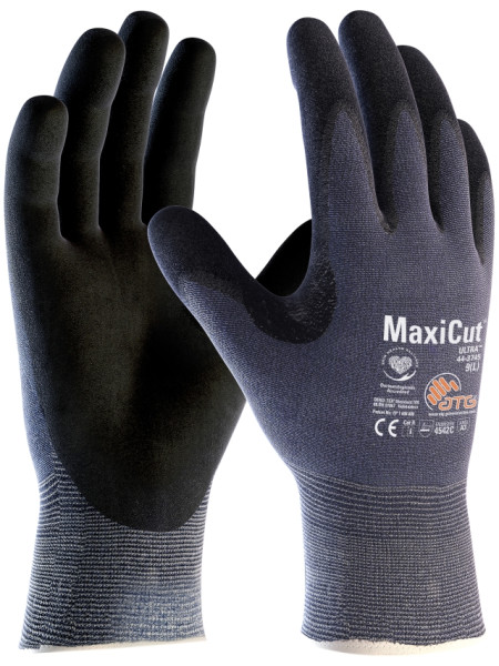 ATG Schnittschutzhandschuh MaxiCut Ultra blau/schwarz