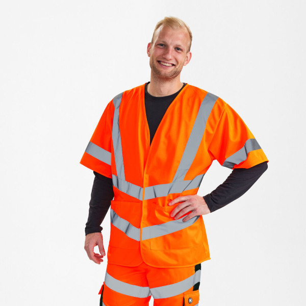 Engel Workwear Warnweste mit Ärmeln Safety