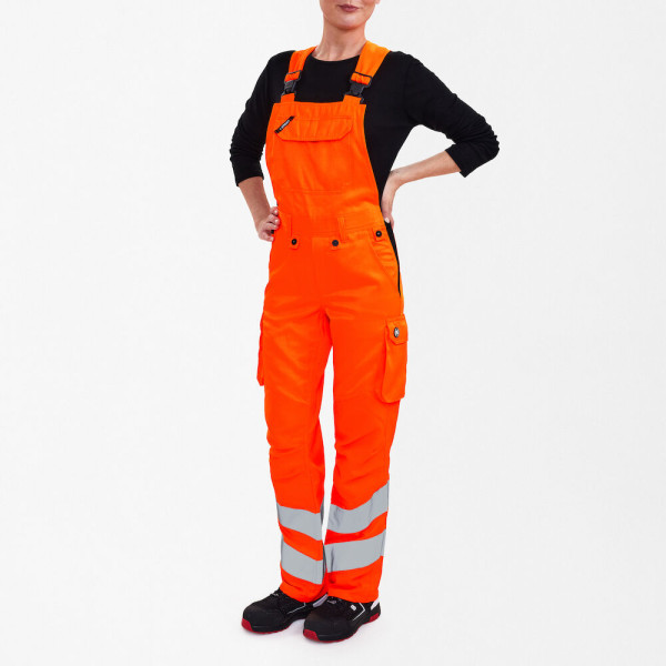 Engel Workwear Light-Latzhose Safety Damen