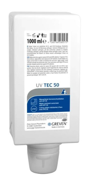 Greven Sonnenschutzlotion UV TEC 50 LSF 50 1 L Varioflasche