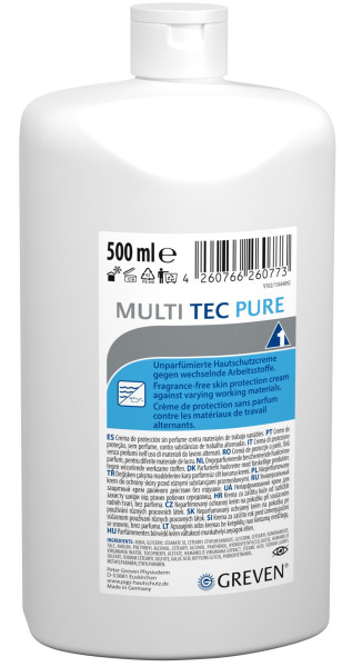 Greven MULTI TEC PURE Universalschutzcreme unparfümiert 500 mL