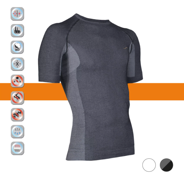 Klimaregulierendes UV Funktions T-Shirt ORANGE-Line - Simloc