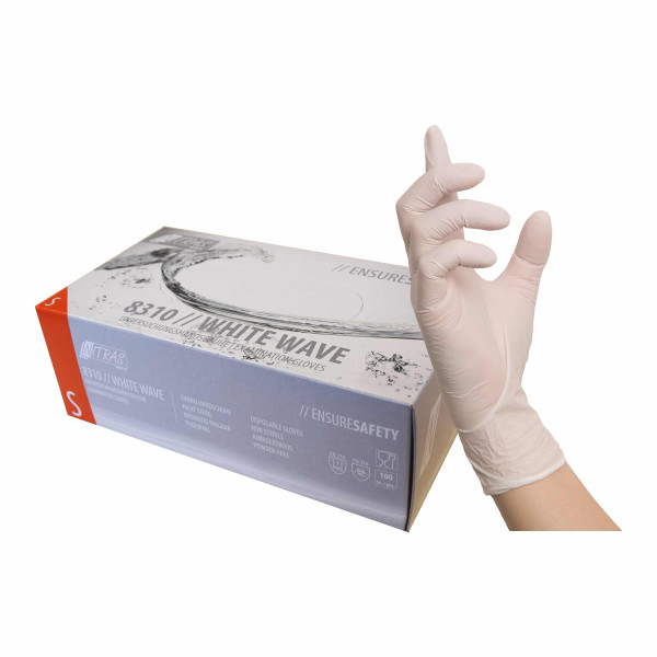 Nitras Medical Nitril Einweghandschuhe WHITE WAVE weiß 100er Box