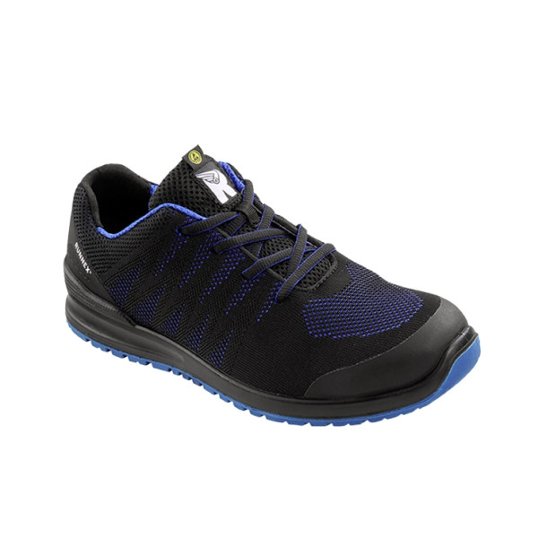 RUNNEX ESD-Sicherheitshalbschuh S1P SportStar schwarz/blau