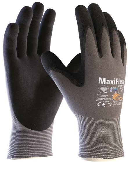 ATG Montagehandschuh MaxiFlex Ultimate grau/schwarz