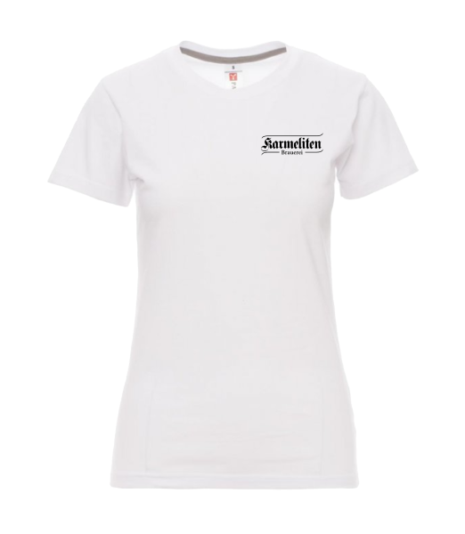 Damen T-Shirt rundhals mit Karmeliten Logo