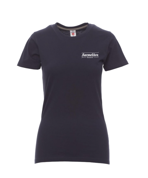 Damen T-Shirt rundhals mit Karmeliten Logo