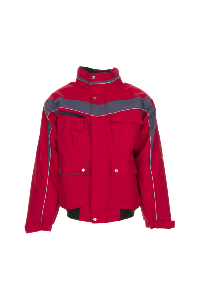 Planam Winter Blouson Plaline rot/schiefer